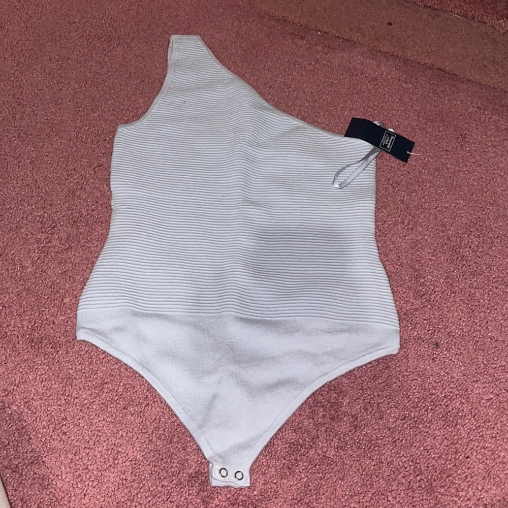 abercrombie one shoulder bodysuit